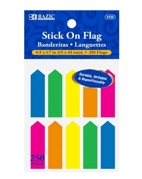 BANDERITAS FLECHA NEON