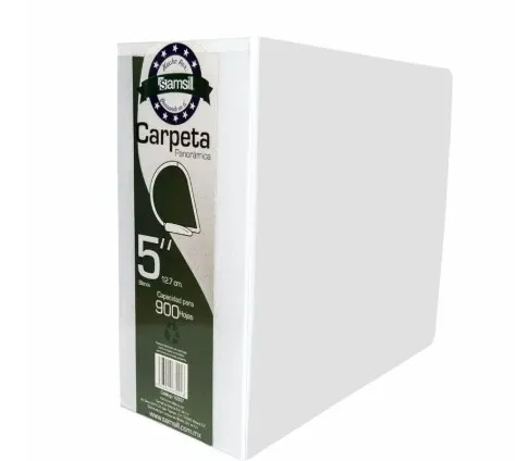 CARPETA 5" COLOR BLANCO