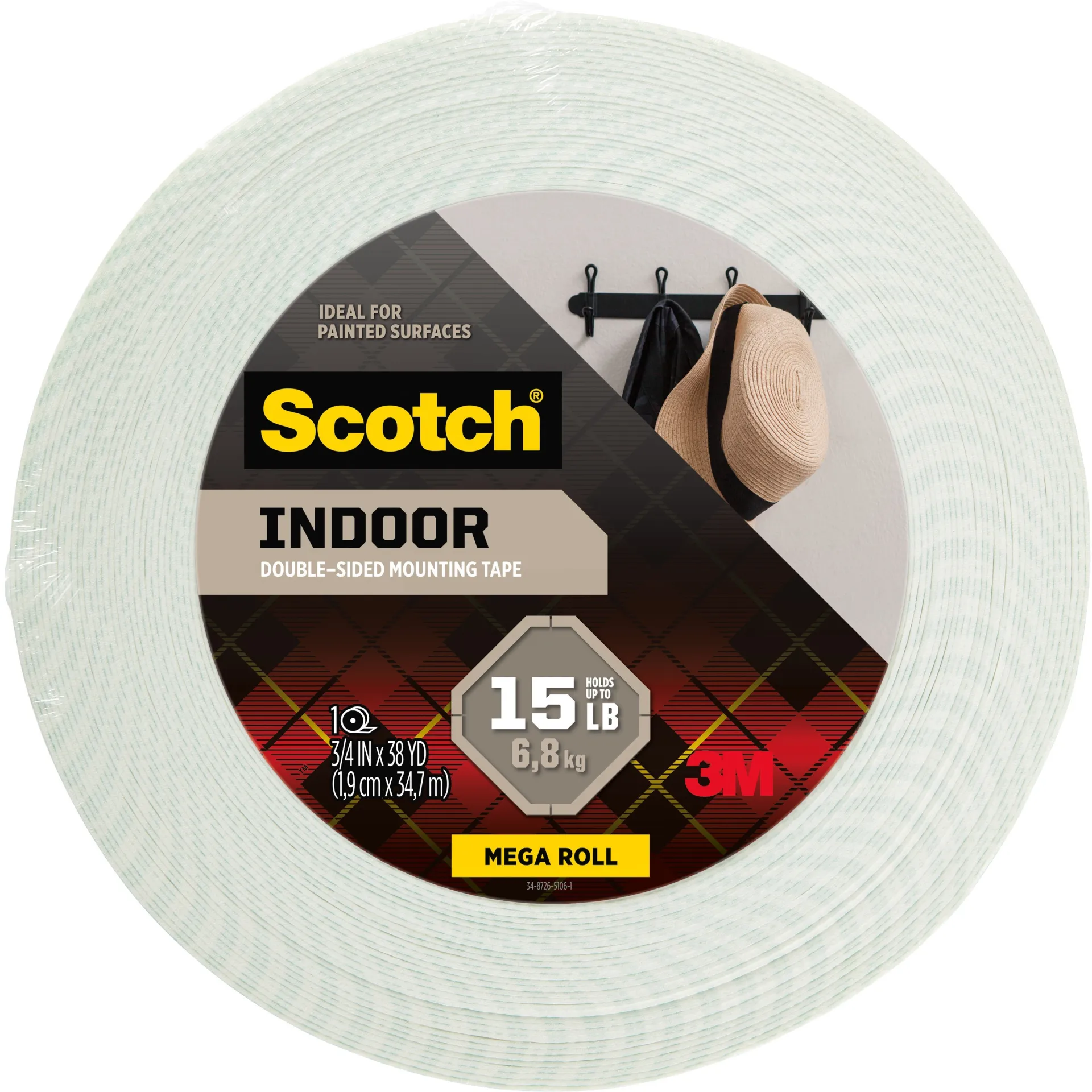 CINTA DE MONTAJE TAPE 3/4" X 38 YDS