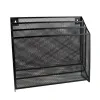 PAPELERA MALLA P/PARED 3 DIVISIONES