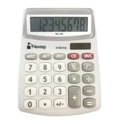 CALCULADORA SEMI ESCRITORIO NEXTEP 8